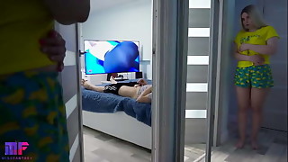 BBW, Caught, Stepdad, Stepdaughter, Fucking, Hidden Cams, Masturbation