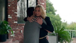 Blonde, MILF, Stepsister, Stockings