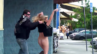 Babe, Blonde, Outdoor, Public Nudity, Reality, Upskirt, Voyeur