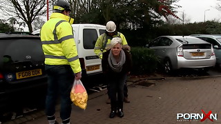 Blonde, Car Sex, Outdoor, Pissing, Public Nudity, Wet