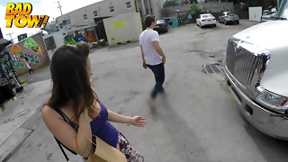 Blowjob, Car Sex, Czech, Outdoor, Public Nudity, Teen