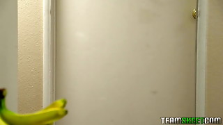 Babe, Blowjob, Brunette, Fucking, Masturbation, School, Teen