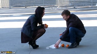 Babe, BBW, Big Ass, Blowjob, Brunette, Couple, Doggystyle, Drunk, Fucking, Reality, Screaming, Tattoo, Voyeur