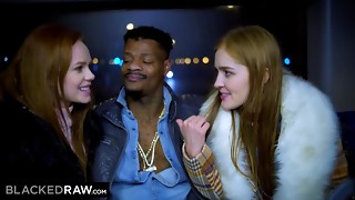 Beautiful, Big Boobs, Big Cock, Black and Ebony, Cumshot, Doggystyle, Fucking, Lingerie, Pornstar, Redhead, Small Tits, Threesome