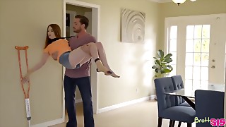 Big Boobs, Big Cock, Blowjob, POV, Stepsister, Small Tits