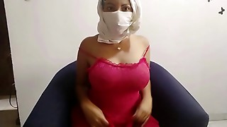 Arab, Masturbation, Mature, MILF, Orgasm, Petite, Squirting, Stepmom, Wife