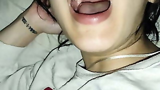 Skinny Teen Enjoys Big Cock And Enjoys A Good Creampie