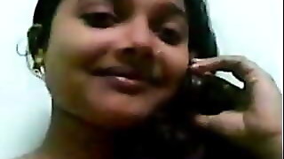 bangla girl showing all to lover live