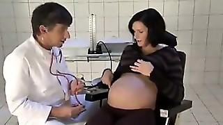 Cheating, Doctor, Fucking, Housewife, MILF, Nipples, Office, Old and young, Pregnant, Stepmom, Uniform, Wife