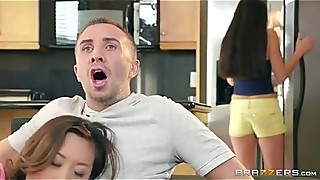 Asian, Blowjob, Jeans, Teen