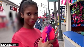 Amateur, Big Boobs, Black and Ebony, Blowjob, Brunette, Doggystyle, Fucking, POV, Public Nudity, Teen