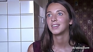 Amateur, Brunette, Clit, Cumshot, Hairy, Masturbation, Natural, Orgasm, Outdoor, Solo, Teen