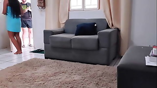 The towel fell and ended up in sex with a stranger