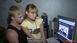 Amateur, Blowjob, Cumshot, Doggystyle, Fucking, Girlfriend, Shaved, Shy, Teen