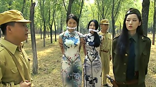 Asian, BDSM, Brunette, Fetish, Group Sex, Outdoor, Stockings