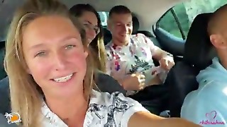 Two amateur polish couples goes crazy at swingers party!!!