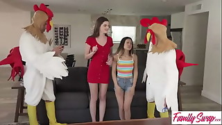 Anal, Creampie, Stepdad, Fucking, Lingerie, Stepsister